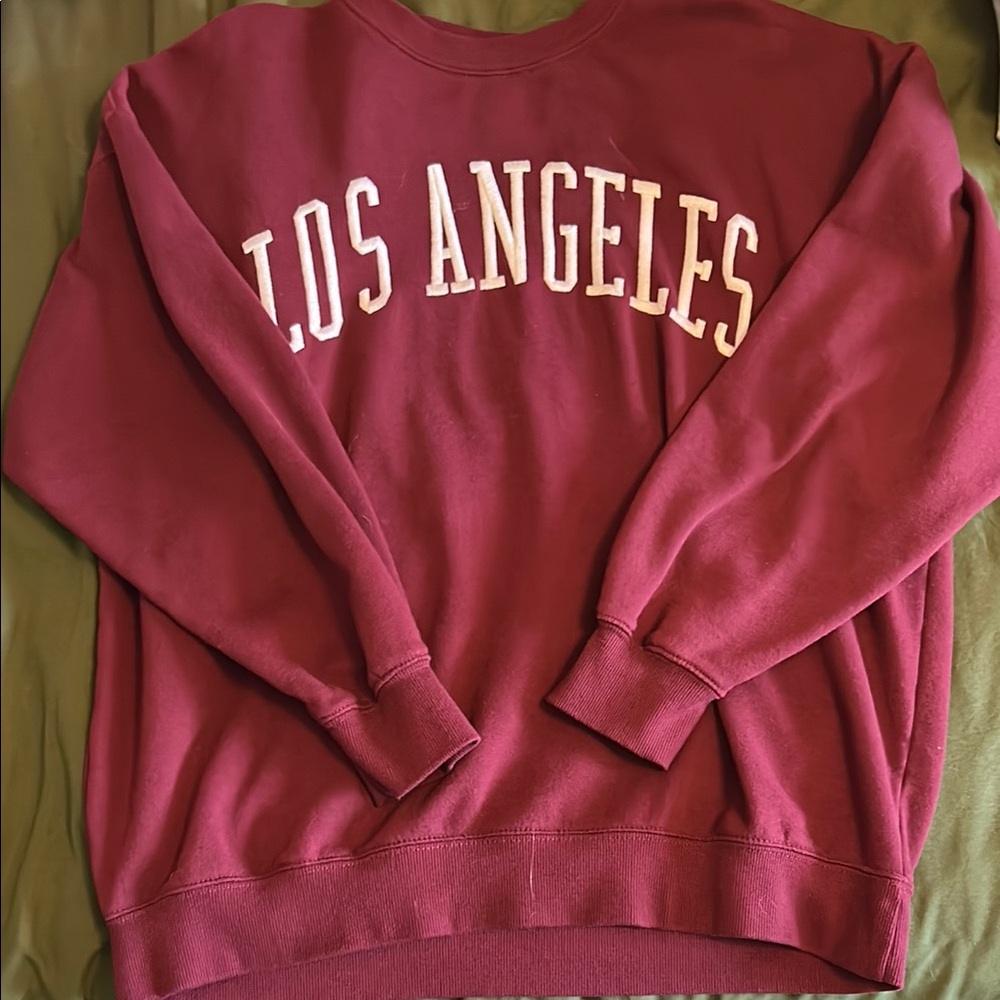 Reflex Brand maroon crewneck